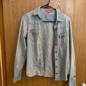 Forever 21 Jean Cardigan